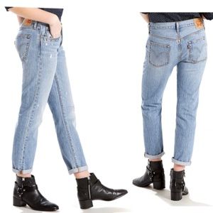 Levi's 501 Tapered Leg Star Studded Jeans
